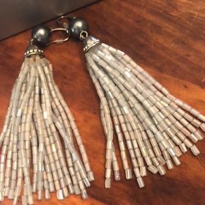 Beaded Tassel Earrings
